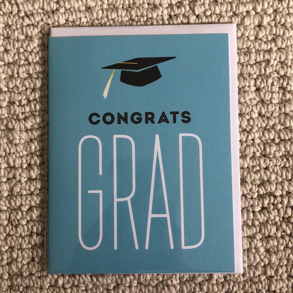 “Congrats Grad” card set of 4 cards